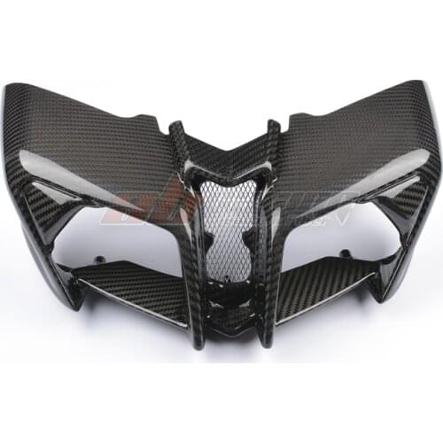Front Head Light Cover Cowl Fairings For Yamaha MT-10 MT10 FZ-10 2016-2019 Full 100% Carbon Fiber