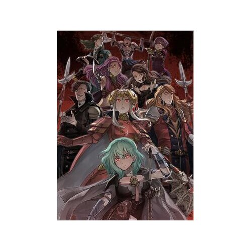 Lot style Choose Anime Fire Emblem Three Houses Byleth Edelgard Claude Dimitri Sothisu Art print Silk poster Home Wall Decor