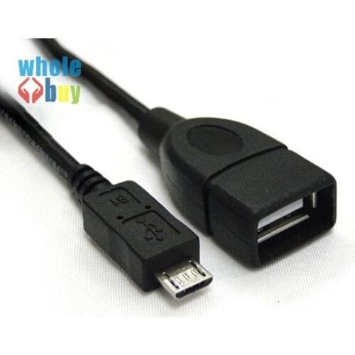 Micro USB Host Cable OTG 11cm 5pin mini usb cable for tablet pc mobile phone mp4 mp5 Smart Phone Free Shipping 400pcs/lot