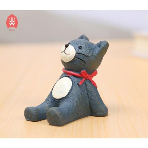 Mini Resin Cartoon Animal Figurine Statue Sculptures Bear Giraffe Craft Statues for Decoration Home Decoration Accessories Gift