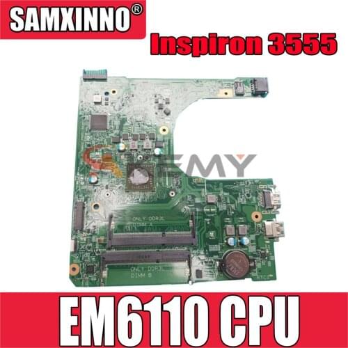 Original Laptop motherboard For DELL Inspiron 3555 EM6110 CPU Mainboard CN-0517DH 0517DH 15276-1