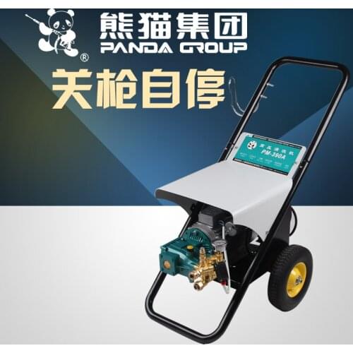 Panda PM-390 cold water washing machine 220V 2.4kW high pressure car washer 100bar high flow 18LPM household cleaning machine