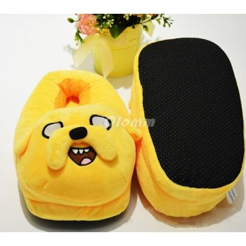 Women indoor Slippers Adventure Time Slippers Lovers Jake BMO Warm Woman Slippers Finn Plush Shoes Home House Slippers Children