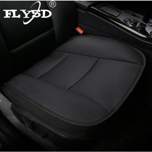 PU Leather Car Front Seat Cover Four Seasons Anti Slip Mat Car Single Seat Cushion Cover Universal Auto Chair Pad