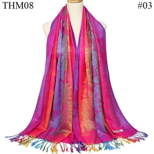 Womens Loop Scarves Large Look thin Flower Scarfs Lady Girl with Tassel for Spring Summer Autumn Winter Seasons