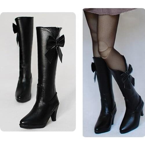 M0126 children handmade toy 1/3 uncle Doll shoes BJD/SD doll props Accessories Bow high heel boots 1pair