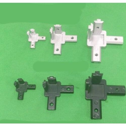 1PC 2020 3030 4040 L Type 3-dimensional 3-way Corner Bracket With Screws For EU standard 2020 3030 4040 Aluminum Profiles