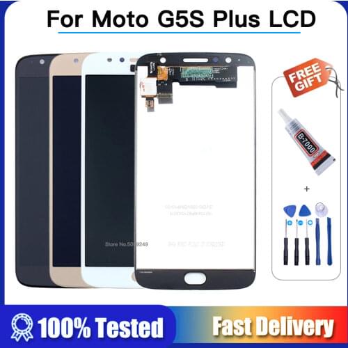 5.5 inch LCD For Motorola Moto G5S Plus LCD Touch Screen XT1802 XT1803 XT1805 XT1086 Display Digitizer Assembly Parts with Tools