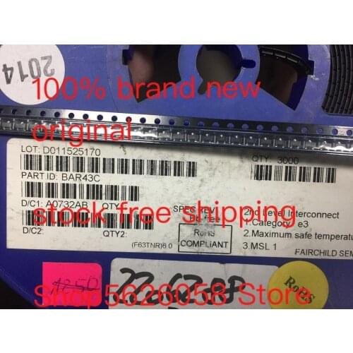50pcs/lot BAR43C SOT23 100% brand new in stock