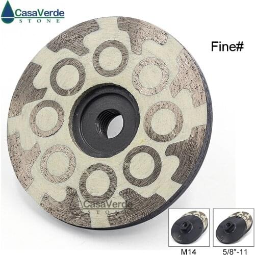 1pc/lot Fine Grit 4 inch resin filled 100mm diamond grinding abrasive wheels for grinding and polishing stone