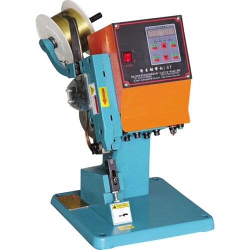 Automatic copper belt machine neon lamp and wire core crimping silent copper belt machine including mold RF-1.8T