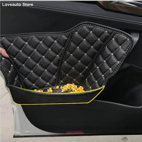 Car Front Rear Door Inner Armrest Handle Door Multifunctional Storage Box for Volkswagen VW Tiguan MK2 2021 2020 2019 2018 2017