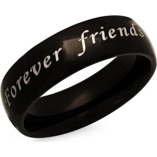 Free Ship stainless steel Friendship Rings For Best Friends Rings Forever Friends To The Best Friends Rings Gift