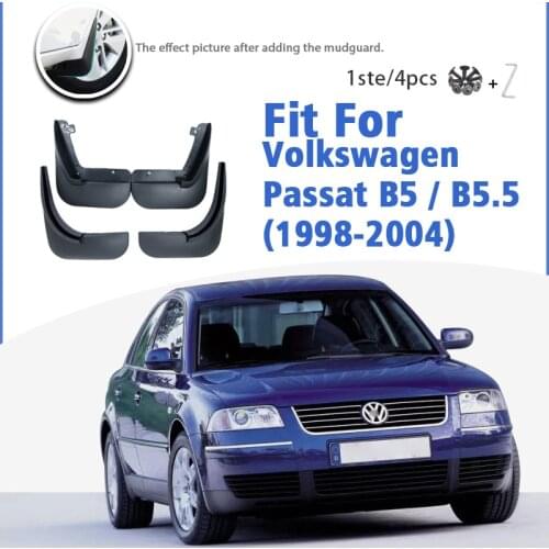 Mudguard For Volkswagen VW Passat B5 / B5.5 1998-2004 Front Rear 4pcs Mudflaps Mudguards Car Accessories Splash Guard Fender