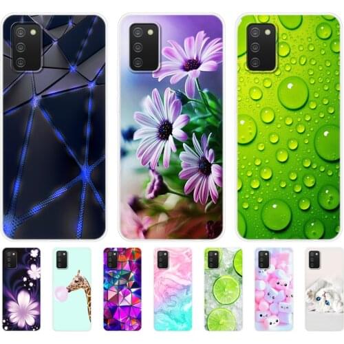 For Samsung A02s Case Soft Silicon Tpu Back Phone Cover For Samsung Galaxy A02s GalaxyA02s A 02s SM-A025F a025 Cartoon 6.5inch