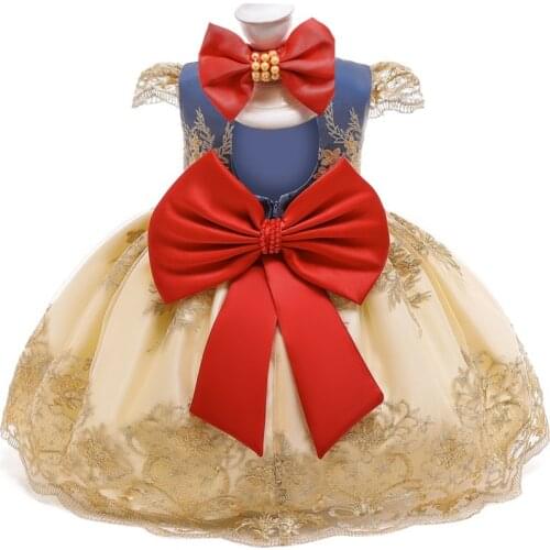 Baby Girls 1st 2nd Birthday Party Dress 1 2 Years Newborn Baby First Christmas Costume Toddler Christening Gown Baptism Clothing