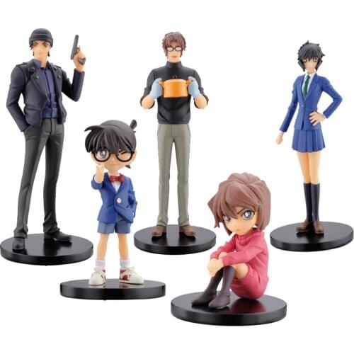 Genuine Conan Edogawa The Scarlet Bullet Protagonist Akai Shuichi Okiya Subaru Sera Masumi Vi Graythorn Action Figure Model Toys