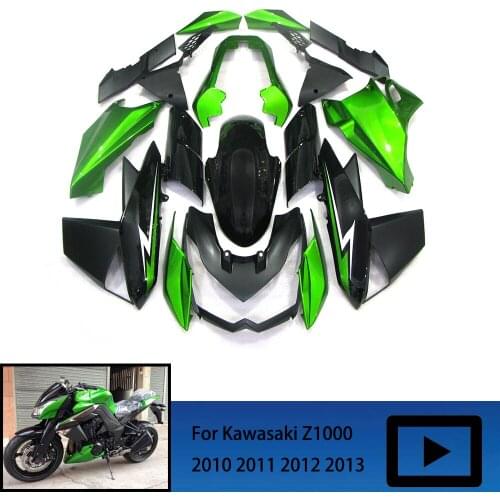 Suitable for Kawasaki Z1000 2010-2013 2012 ABS injection shell fairing kit, Motorcycle z1000 10 11 12 13 body protection shell