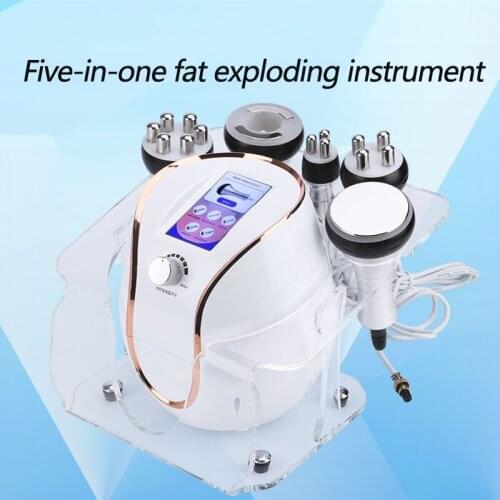 The new five-in-one fat-blasting device RF radio frequency device 40K beauty device body and face ultrasonic beauty device