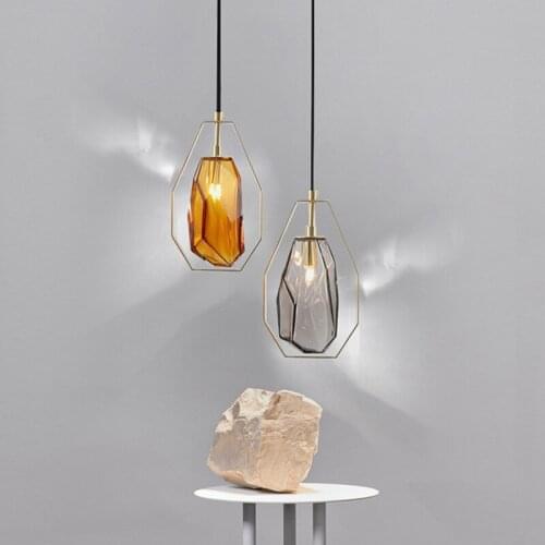 New Modern Glass Ball Pendant Lights Fixture Bedside Kitchen Dining Room Lighting Bedroom Home Decor Luminaire Suspension