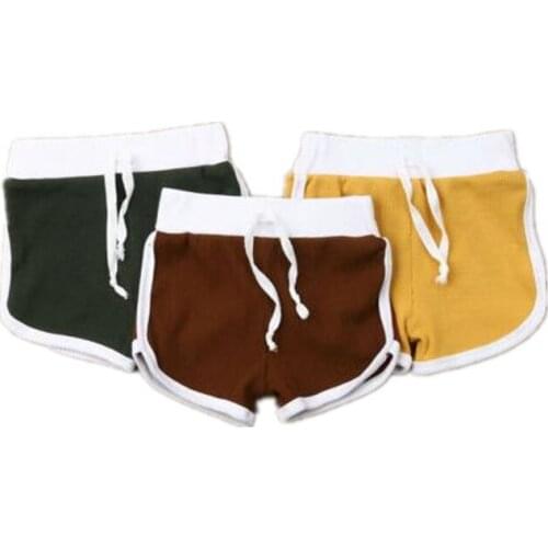 Baby Clothes Pants Toddler Baby Boy Knitted Pits Casual Pure Pants Outfits Sunsuit Beach Clothes