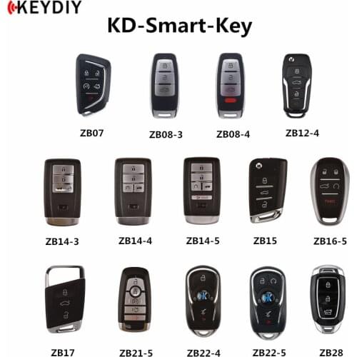 New Original KEYDIY KD ZB Smart Key Universal Multi-functional Remote Control ZB15 ZB28 for KD-X2 Key Programmer