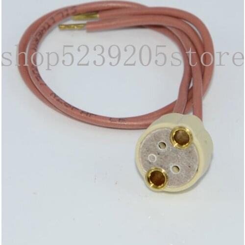 2pcs B&W 912 lamp base BW 912 G6.35 GY6.35 GZ6.35 surgical shadowless lamp-holder B+W 912 lampholder socket with wire