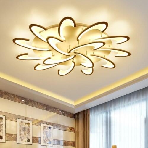 JUBILANT Surface Mounted Modern LED Ceiling Lights Lighting Fixtures For Living Room Bedroom Acrylice Lampshade Lamps