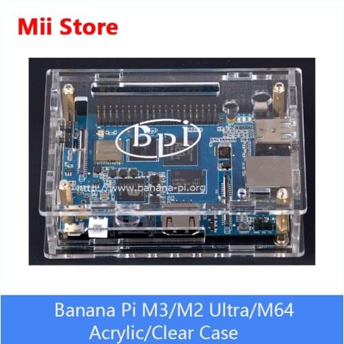 Banana Pi M3/M2 Ultra/M64 Acrylic/Clear Case, not include any board