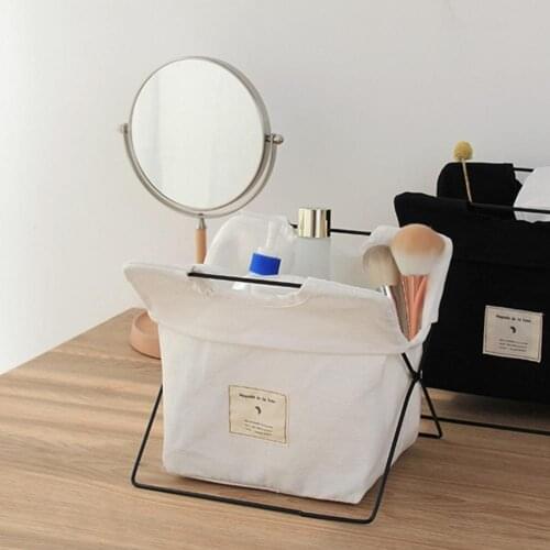 Dust-proof Cosmetic Storage Box Desktop Large Capacity Stand-up Cosmetic Sundries Stationery Organizer Girl Jewelry Storage Case