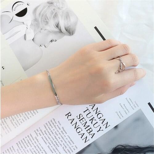 Adjustable Sterling Silver 925 Jewelry Bracelets Women New Fashion Elegant Bangles&Bracelets Small Silver Female Bracelet