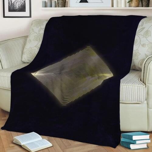 Hexagon Landscape 2 3D Printed Velvet Plush Throw Fleece Blanket Bedspread Sherpa Blanket Home Decora