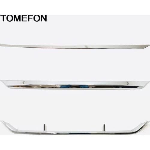 TOMEFON For Toyota Avalon XX50 2019 2020 Rear Back Upper Lower Bumper Protective Tail Bottom Hoods Pedel Cover Trim Accessories