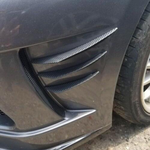 Universal front bumper splitter spoiler sticker for Mercedes-Benz A B C E S G M ML GLK CL CLK CLS E GL R SL SLK SLS-class AMG