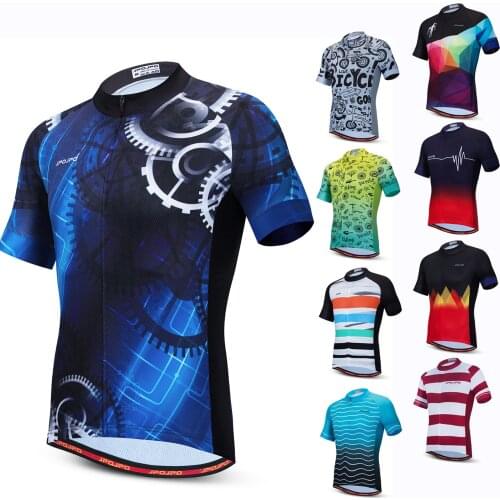 Cycling Shirts Men 2021 Summer Short Sleeve Racing Cycling Jerseys MTB Ropa Ciclismo Bike Jersey Maillot Top Bicycle Clothing