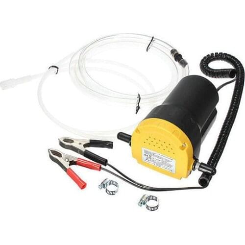 12V 60W Suction Transfer Pump Oil/crude Oil Fluid Sump Extractor Scavenge Exchange Transfer Pump + Tubes For Auto Car Boat Mot