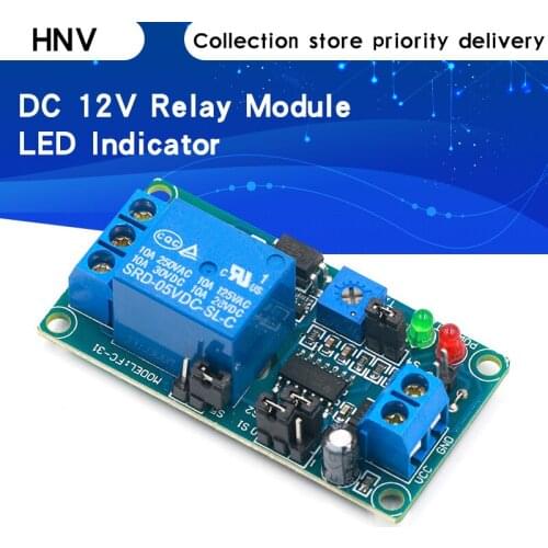 High Quality Delay Relay Delay Turn On / Delay Turn Off Switch Module with Timer DC 12V