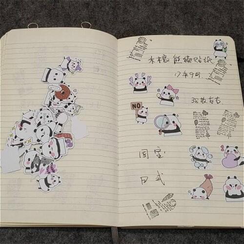 1pcs Panda Stickers Classic Graffiti For Suitcase Cool Laptop Skateboard Cartoon Toy Styling Phone Luggage Funny Decals