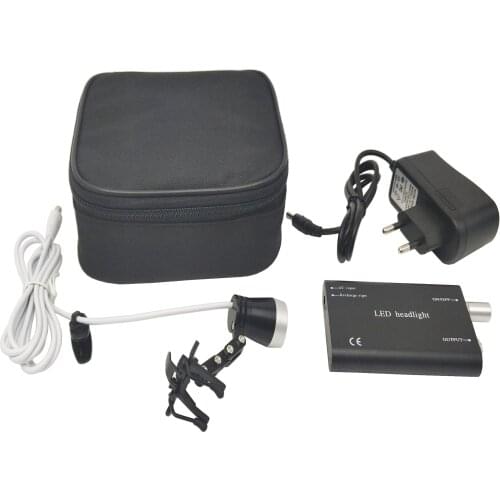 1W Dental Portable LED Surgical Head Light Lamp Medical Headlight Clip-on Type