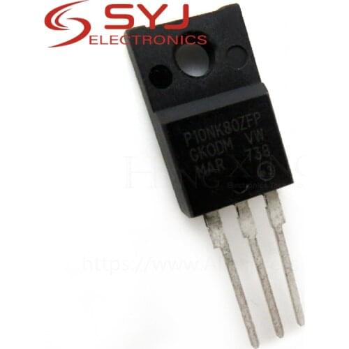 10pcs/lot STP10NK80ZFP P10NK80ZFP 10N80 TO-220F 10A 800V new original In Stock
