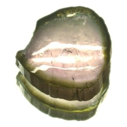 6,55ct Watermelon Tourmaline Slice Cut
