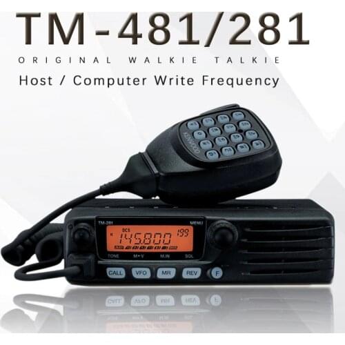 65W Base Radio TM481 OR TM281A 136-174 OR 400-470MHz Over 10KM Mobile Two Way Radio Car Radio Station Walkie Talkie
