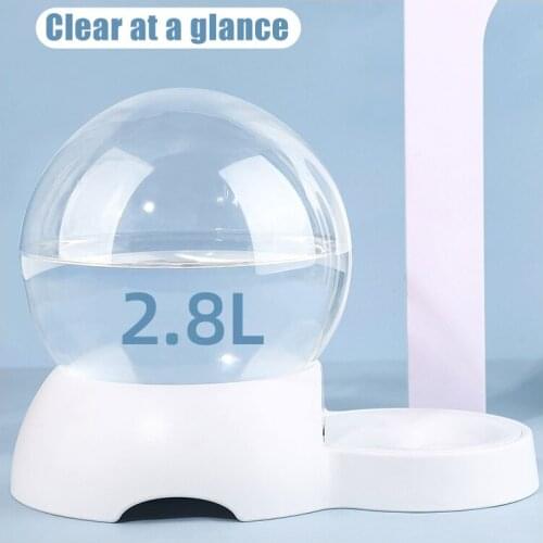 Automatic Cat Water Dispenser Waterer Pet Gravity Food Water Station Siphon Drinker for Cat and Dog