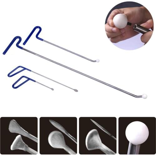 Super PDR Dent Removal Paintless Dent Repair Tools Push Rods Hooks Hand Tool Pry Bar Set Opening Tools Kit For Car Repairing Kit