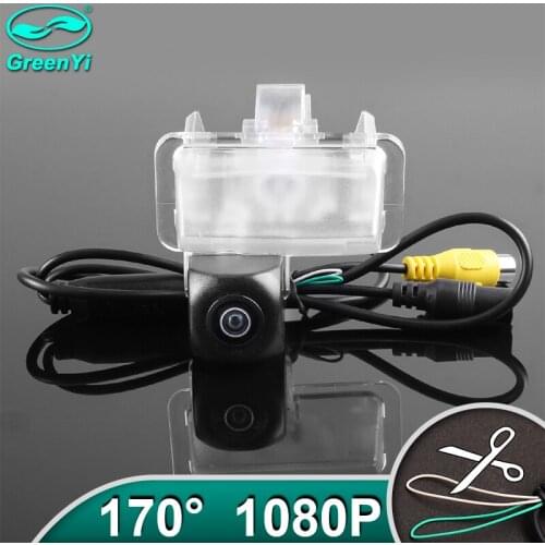 GreenYi HD AHD 1080P 170 Degree Fisheye Lens Vehicle Rear View Camera For Toyota Corolla 2014 Car