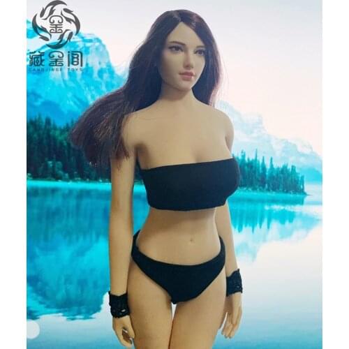1/6 Scale Female Wrapped Chest Underwear Panty Set Fit 12" TBLeague Large Bust Body Clothes Accessories In Stock