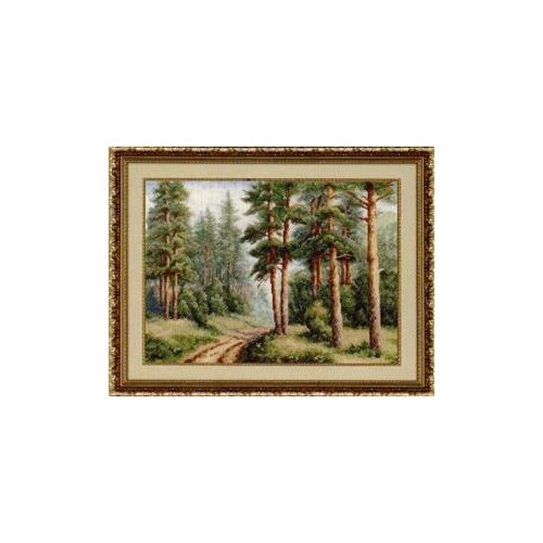Forest Path Scenery tree wood Top Quality Embroidery Needlework 14CT Unprinted Cross Stitch Kits DIY Handmade Home Decor