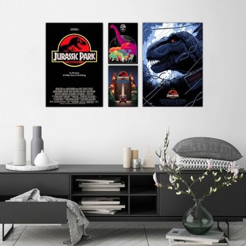 Jurassic Park Wall Art Canvas Painting Nordic Posters And Prints Wall Pictures For Living Room Decor