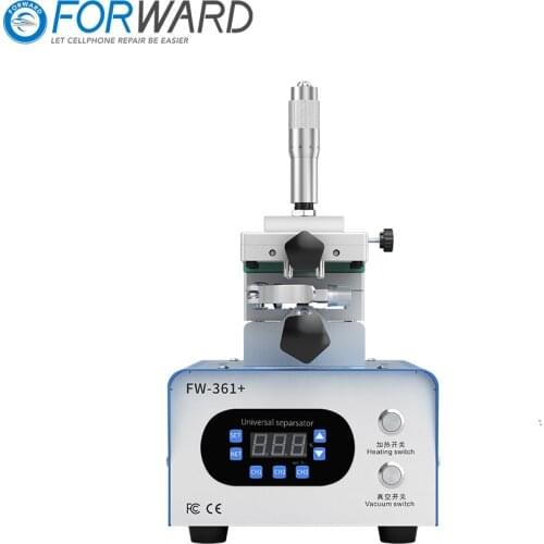 FORWARD Newest 3 in 1 Mid-frame Removal Separator Machine FW-361+ with Dual Head Powerful Pump for Phone LCD OLED Screen Repair
