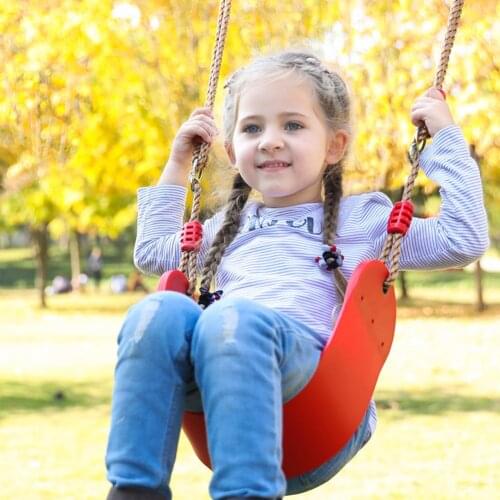 New Swing U-shaped Hanging Chair Indoor Hammock Safety Kindergarten Children Kids Playground Outdoor Safety Sport Funny Toys#37